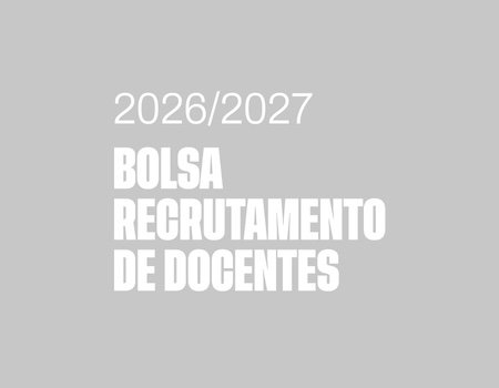 Constituição de bolsa de recrutamento de docentes