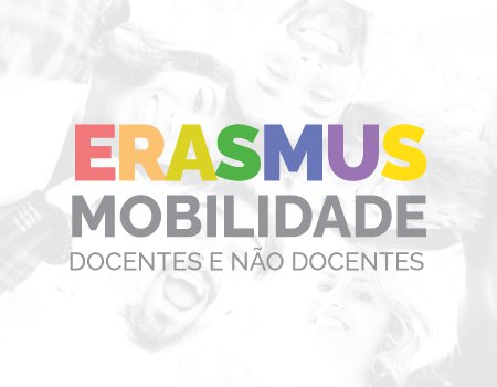 Docentes e Não Docentes admitidos ao programa de mobilidade internacional Erasmus+